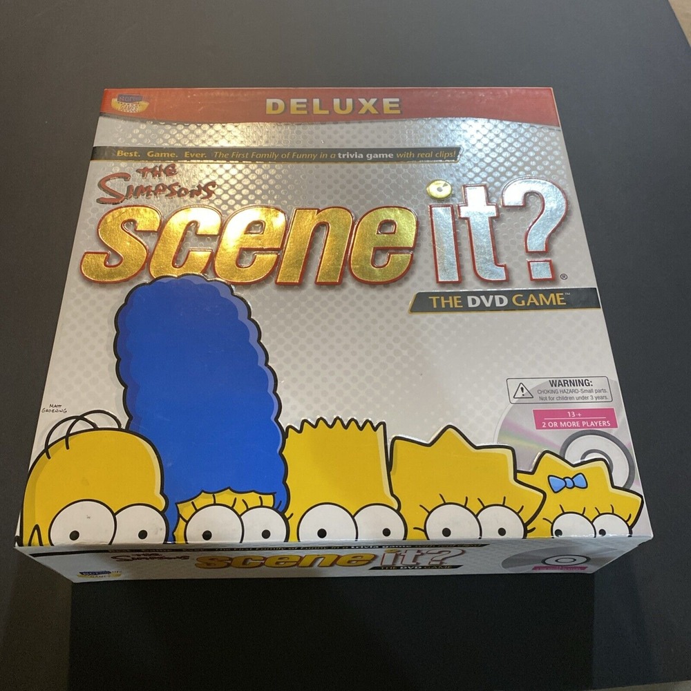 The Simpsons Scene It Deluxe Dvd Trivia Game COMPLETE 2009